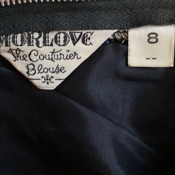 1960s sparkly multi colored top/blouse - Picture 2 of 6